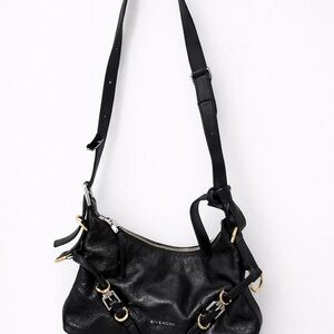 Authentic Givenchy Black Leather Shoulder Bag | $2,700 Retail - Gently Used